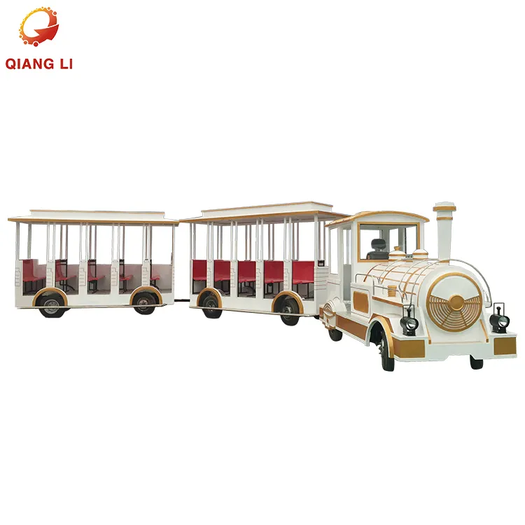 indoor playground Amusement Park Rides Kids Electric Trackless Train Tourist Train Battery Drive Trackless Train For Sale