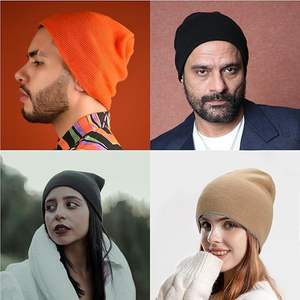 Bonnets d'hiver thermiques en tricot unisexe, pliables, avec cache-oreilles, bonnets simples, cache-oreilles de ski tendance pour les voyages - Product Image 6