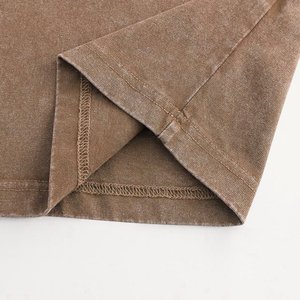 Camiseta de verano para hombre, camiseta de manga corta de algodón 100%, camisetas con cuello en V y camiseta, camiseta ajustada cómoda transpirable para hombre, Dropshopping - Product Image 4