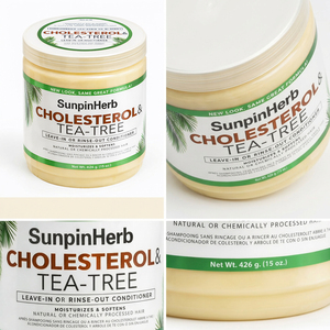 Après-shampoing hydratant Originals by Africa's Best Cholesterol Tea Tree pour cheveux naturels bouclés et crépus, adoucissant - Product Image 3