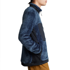 Haute qualité laine extérieur polaire veste épaississement chaleur polaire veste pour hommes automne hiver brossé polaire veste - Product Image 4