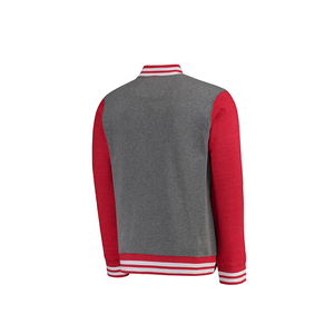 Nouvelle Veste Bomber Homme Tendance Style Universitaire avec Boutons Corne, en Laine Cachemire Respirante et Coupe-Vent, Hiver, Patchwork Personnalisé, Faible MOQ - Product Image 3