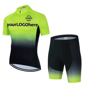 Tissu de maillot de cyclisme personnalisé 100% Polyester, dernière conception personnalisée, vêtements de cyclisme - Product Image 4