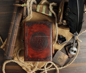 <span class=keywords><strong>Marvel</strong></span> – carnet de croquis en cuir avec œil d'agamotto, carnet d'écriture pour hommes et femmes - Product Image 3