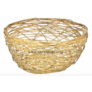 Wedding and Birthday Party Table Decorative Fruit <b>Storage</b> <b>Basket</b> Made of Rattan Round Customized Size Kitchen <b>Vegetable</b> <b>Basket</b> - Product Image 5