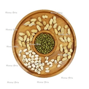 Servidor de Frutos Secos de Madera de la Mejor Calidad, Tamaño Personalizado, Forma Cuadrada, Servidor de Nueces y Dátiles con 4 Compartimentos - Product Image 6