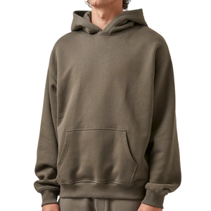 เสื้อฮู้ดสวมหัวสำหรับผู้ชายและผู้หญิงเสื้อสเวตเตอร์มีฮู้ดปักโลโก้ลายแบบกำหนดเอง - Product Image 2