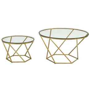 โต๊ะแบบแท่นออกแบบพรีเมี่ยมมีความต้องการสูงพร้อมกระจกทรงกลมสไตล์หรูหราสำหรับบ้านไร่หรือสำนักงาน - Product Image 5