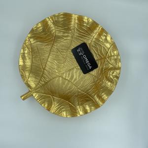 แผ่นเสียงโลหะทันสมัยสำหรับเสิร์ฟสลัดขนมหวานผลไม้อาหารชิป & จิ้มสำหรับปาร์ตี้ร้านอาหารในบ้าน-ขายส่ง - Product Image 2