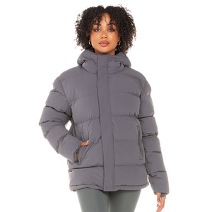 Abrigo acolchado unisex ecológico relleno transpirable y materiales sostenibles impermeable acogedor chaqueta acolchada de invierno - Product Image 2