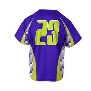 Camiseta de Lacrosse Totalmente Personalizada, 100% Poliéster, Secado Rápido, Impermeable, Venta al por Mayor Directa de Fábrica para Equipos y Ligas, Precio Bajo - Product Image 4