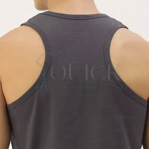 2023 camisetas sin mangas informales para gimnasio para hombres, superventas en línea, diseño de logotipo personalizado y opciones de tamaño, tejido transpirable de punto - Product Image 6