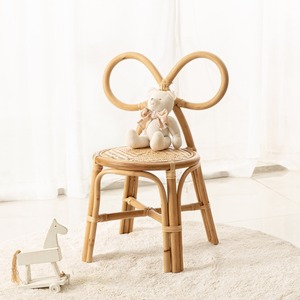 Chaise enfant en rotin écologique, essentiels pour la chambre d'enfant, excellente qualité, siège enfant en cannage. - Product Image 2