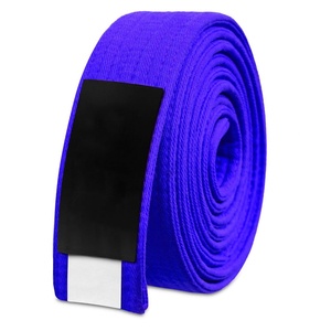 Cinturón de artes marciales con logotipo personalizado de alta calidad, cinturones brasileños Jiu Jitsu Judo Karate Rank para niños y adultos con logotipo impreso - Product Image 2