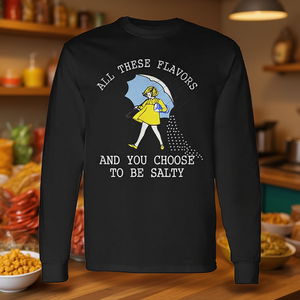 Camiseta de Manga Larga con Todos los Sabores, Elige Ser Salado, para Promociones - Product Image 3