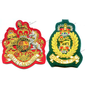 Hand Embroidered Bullion Rank Patches and <b>Badges</b> Custom Logo Design - Product Image 2