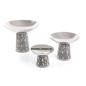 Juego de Tres Tazones para Chocolate con Base de Nácar, Forma Redonda, Hechos a Mano, Decorativos y Elegantes - Product Image 6