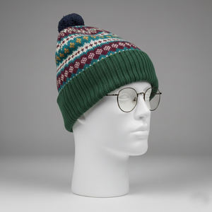 Bonnet tricoté personnalisé en gros avec logo brodé, bonnet chaud pour homme, bonnets d'hiver tricotés, jacquard résistant aux intempéries 2026 - Product Image 5