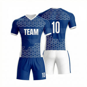Conjuntos de Uniformes de Fútbol sin Mangas con Cuello en V, Cómodos, Transpirables y Ligeros, 100% Poliéster, para Hombre, con Opciones Personalizables - Product Image 3