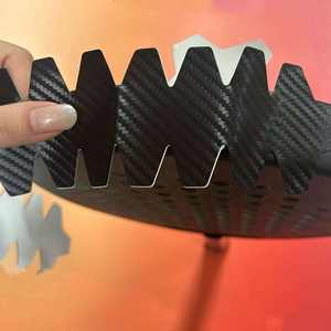 Protection pour raquette de padel, texture en fibre de carbone 3K, cadre transparent en TPU, ruban de protection des bords - Product Image 5