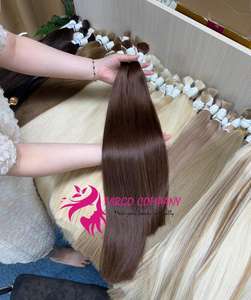 ผมเวอร์จินเวียดนามแท้ 100% เกรด 10A คุณภาพสูง แบบตรง ไม่ผ่านการดัดแปลง สีธรรมชาติ เรียงเกล็ดผมอย่างดี สำหรับต่อผมแบบเส้นเดียว - Product Image 2