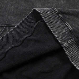 Nouveauté 2025, sweats à capuche en molleton de coton de qualité supérieure, sérigraphie et lavage à l'acide, 500 GSM, sweats à capuche streetwear pour hommes - Product Image 6