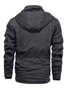 เสื้อแจ็คเก็ตบอมเบอร์ผู้ชาย SOLID INTERNATIONAL สำหรับฤดูหนาว ระบายอากาศได้ดี ดีไซน์คอวี ผลิตจากผ้าโพลีเอสเตอร์และไนลอน - Product Image 2