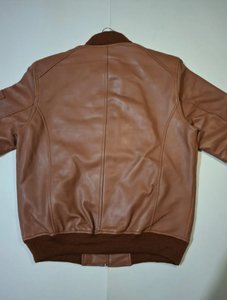 Veste coupe-vent personnalisée en gros pour hommes, manteau d'extérieur pour garçons, vestes décontractées en cuir grande taille pour hommes - Product Image 4