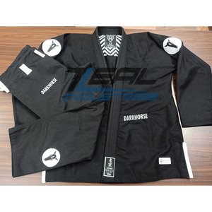 Vente en gros jiu jitsu gi kimonos 100% coton 450 gsm or armure perle armure veste 10oz 12oz ripstop sergé coton pantalon Pakistan - Product Image 2