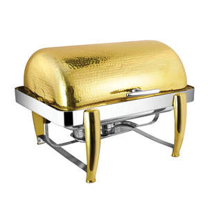 Equipo de catering de boda de diseño de lujo, calentador de alimentos, cazuela para fiesta de boda, olla para servir, plato de frotamiento para restaurante y Hotel - Product Image 5