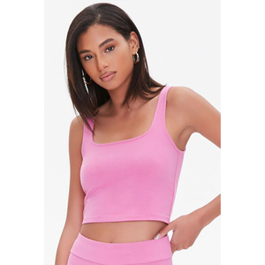 Camiseta sin mangas de gimnasio Vintage de Color sólido con logotipo personalizado para mujer, chaleco de Yoga transpirable con cuello redondo, Jersey de punto, fibra de bambú 100%, deportes de Fitness - Product Image 1