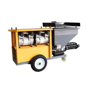 Maior Eficiência Injeção De Cimento De Parede Motar Growing Machine Cimento Rebocamento Argamassa Spray Machine Hopper Capacidade 50L