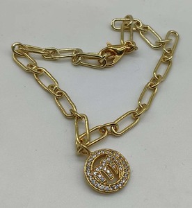 Unisex cổ điển thiết kế hợp thời trang 925 bạc Zircon zodic Vòng đeo tay cao cấp mạ vàng cho tiệc cưới đồng xu tất cả các món quà phù hợp - Product Image 1