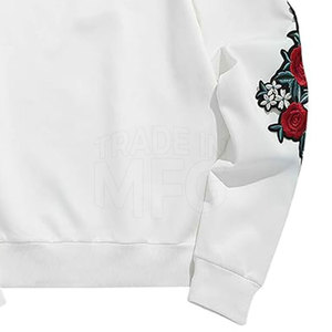 Sudaderas con capucha de algodón y poliéster para hombre, talla XS, diseño de cremallera bordada para exteriores de invierno, patrón impreso en 3D, sudadera de tela teñida lisa - Product Image 6