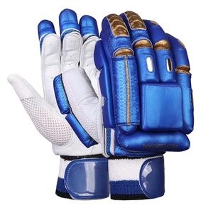 Guantes de bateo de críquet de cuero PU de alta calidad personalizados al por mayor duraderos y ligeros con agarre extra práctica de partido profesional - Product Image 1