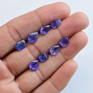 Wholesale Supply Blue Tanzanite Mix Cut Stone Faceted Lot Natural Gemstone High Quality Transparency Tanzanite