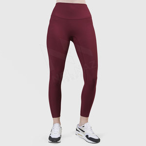 Leggings de yoga pour femmes sur mesure en gros, spandex/polyester, séchage rapide, respirant, léger, taille haute, sans couture - Product Image 2