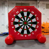 Cible géante gonflable de football pour événements sportifs en plein air et locations de fêtes
