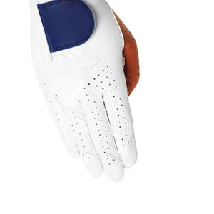 Gants de golf pour hommes en cuir véritable de haute qualité, anti-rides, protection UV, logo/couleur personnalisés, dernières tendances, vente chaude - Product Image 4