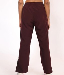 Pantalon de jogging personnalisé en coton uni respirant, pantalon de jogging brodé en polaire vierge, pantalon de survêtement avec cordon de serrage, pantalon pour homme évasé - Product Image 2