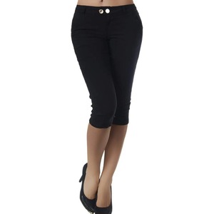 กางเกงผ้ายีนส์เอวสูงระบายอากาศได้ดีน้ำหนักเบาสำหรับผู้หญิงกางเกงขาบานเอวสูงแบบบางกางเกงลำลองผ้าไอซ์ซิลค์เย็น - Product Image 2