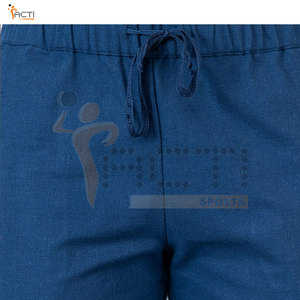 Pantalones cortos de talla grande para hombre, pantalones cortos de algodón transpirables personalizados para hombre, cintura elástica, bolsillos laterales, pantalones cortos de Fitness - Product Image 5