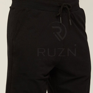 Best-Selling Men's Casual Solid Pattern Shorts Elastic Mid Waist Quick Dry Breathable <b>Windproof</b> Pockets Customizable Logo Canvas - Product Image 5