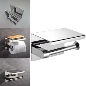 El soporte de papel higiénico de metal bien diseñado mantiene el papel higiénico en su lugar de forma segura, evitando que se enrolle o se deslice de forma inapropiada. - Product Image 2