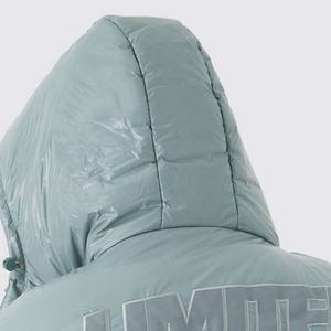 High Quality <b>Winter</b> Warm Thin Bubble <b>Coat</b> for Men Custom <b>Long</b> Hood Puffer Jacket Filling <b>Waterproof</b> Windproof Front Outerwear - Product Image 6