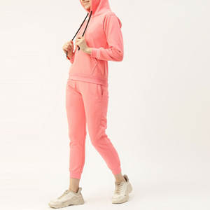 Stylish New Two Piece Suit <b>Women</b> Tracksuit Solid Pocket Zipper Turtleneck Cardigan Jacket Casual <b>Jumpsuit</b> Sports Set - Product Image 2