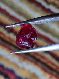 พลอยสปิเนลสีแดงธรรมชาติทรงหัวใจสำหรับทำเครื่องประดับ - Product Image 5