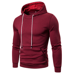 Sudadera con Capucha de Moda para Hombre, Nueva Colección de Invierno, Talla Grande, Color Sólido, Informal, 100% Algodón, Tejido de Felpa, Logotipo Personalizado, 360g - Product Image 4