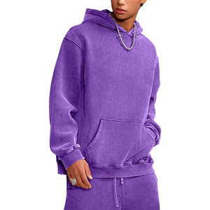 Directo de fábrica de alta calidad ligero 100% algodón pulóver con capucha para hombres logotipo personalizado impresión sólida Invierno Polar diseño Popular - Product Image 2