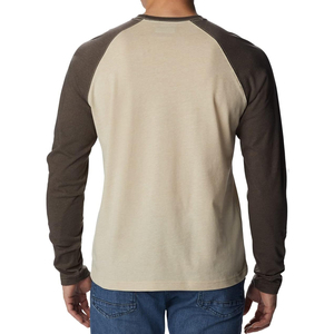 ขายร้อนผ้าฝ้าย 100% ผ้านุ่ม Raglan แขนเสื้อยืดสําหรับชายเฮฟวี่เวทโลโก้ที่กําหนดเองเสื้อยืดคุณภาพสูง - Product Image 2